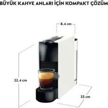 Nespresso Essenza Mini C 35 Black Bundle Kahve Makinesi