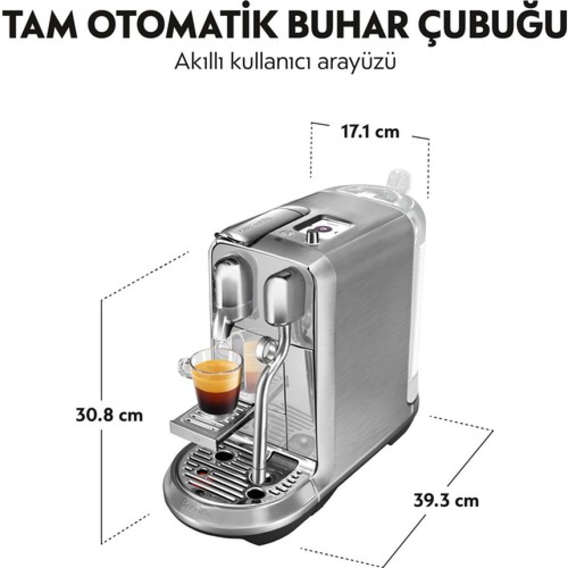Nespresso J520 Creatista Plus Süt Çözümlü Kahve Makinesi