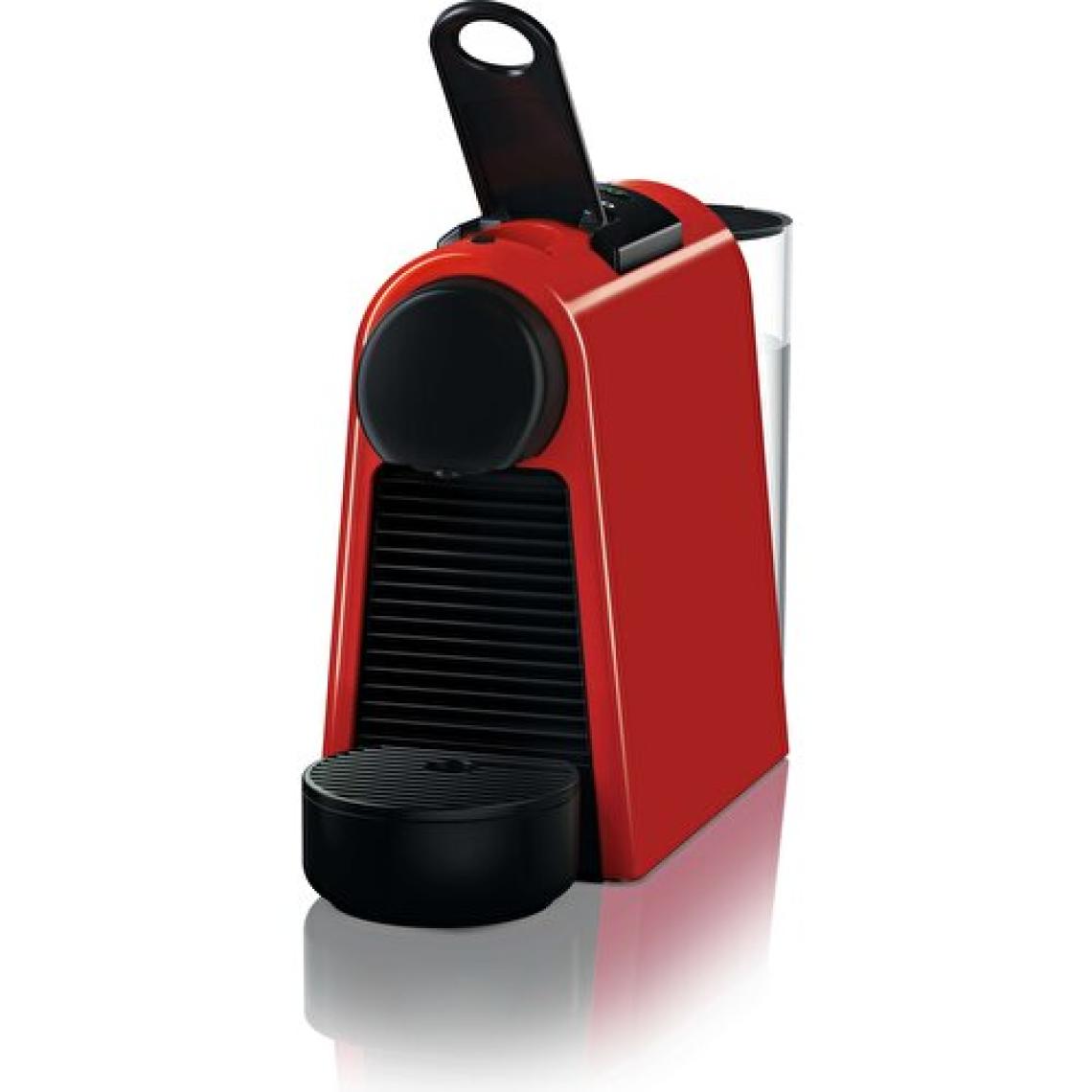 Nespresso D35 Essenza Mini Kırmızı Kahve Makinesi ve Süt Köpürtücü Aksesuar