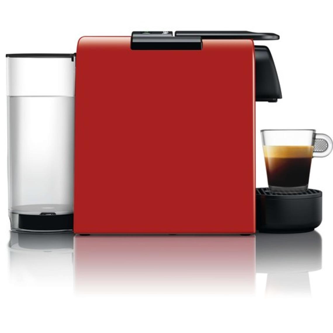 Nespresso D35 Essenza Mini Kırmızı Kahve Makinesi ve Süt Köpürtücü Aksesuar