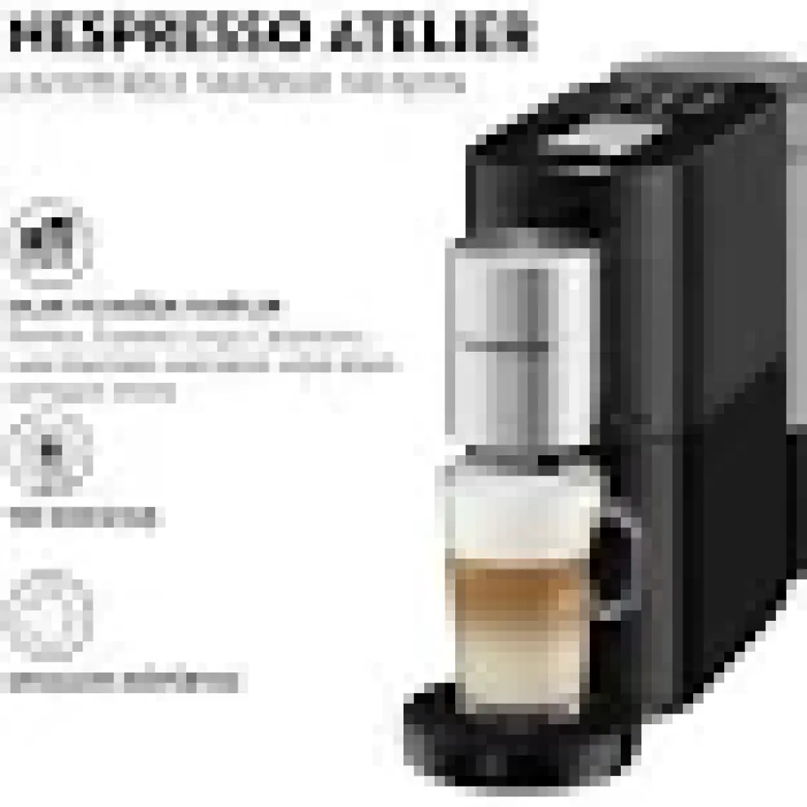 Nespresso S85 Atelier Serisi 1500W Kahve Makinesi - Güçlü Süt Köpürtücüsü ile Espresso ve Kapsül Kahve Hazırlama