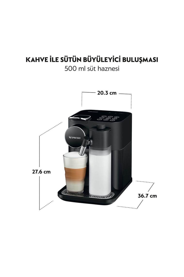 Nespresso F541 Gran Latissima Süt Çözümlü Kahve Makinesi,Siyah