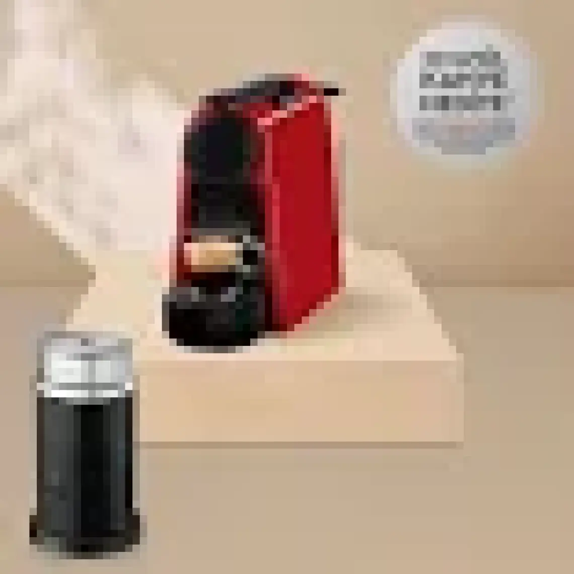 Nespresso C35 Essenza Mini Gri Kahve Makinesi ve Süt köpürtücü Aksesuar