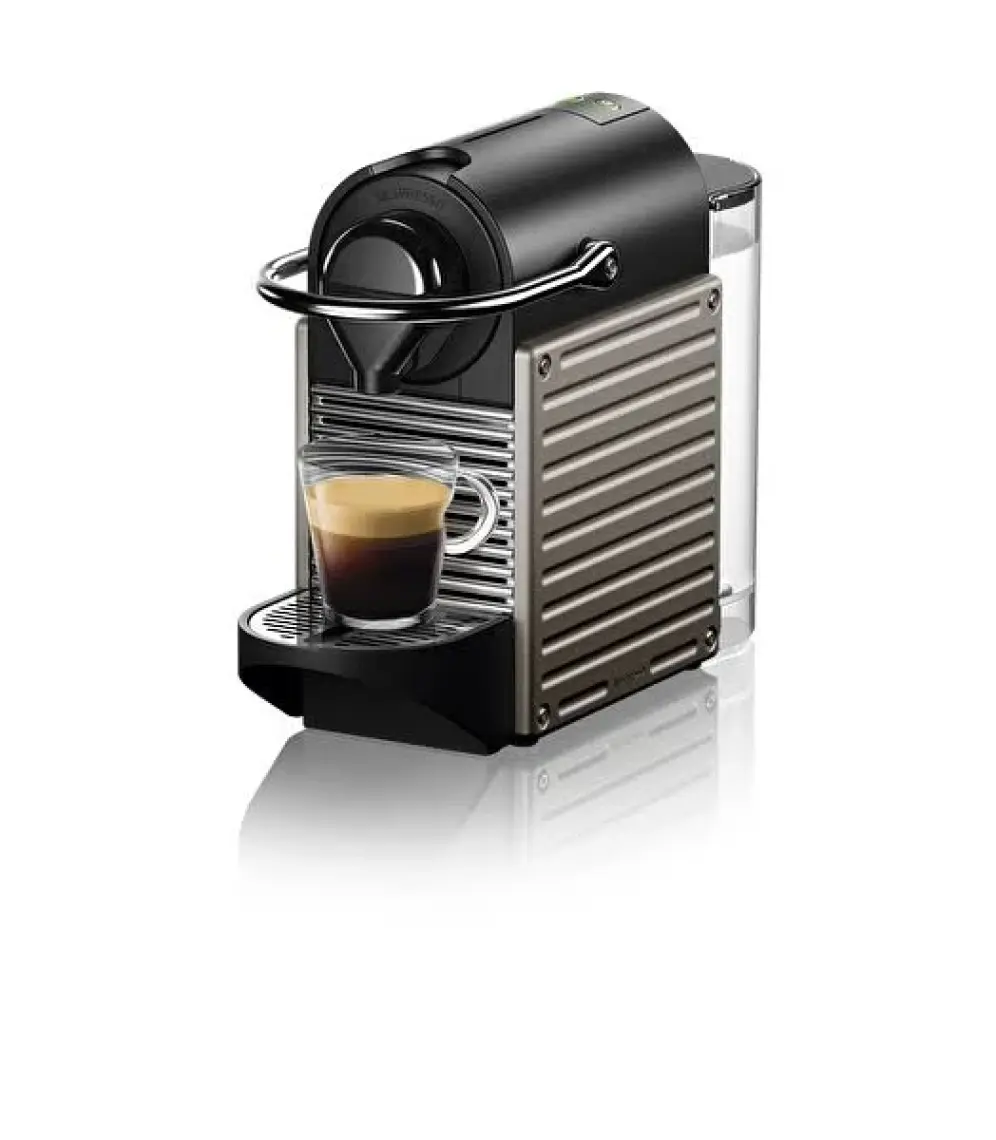 Nespresso C35 Essenza Mini Gri Kahve Makinesi ve Süt köpürtücü Aksesuar
