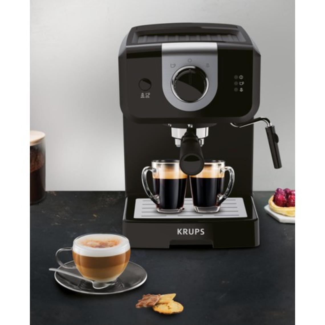 Krups XP320810 Opio Esp Steam 1450 Watt 1.5L Kapasiteli Espresso Makinesi Siyah - 8010000417