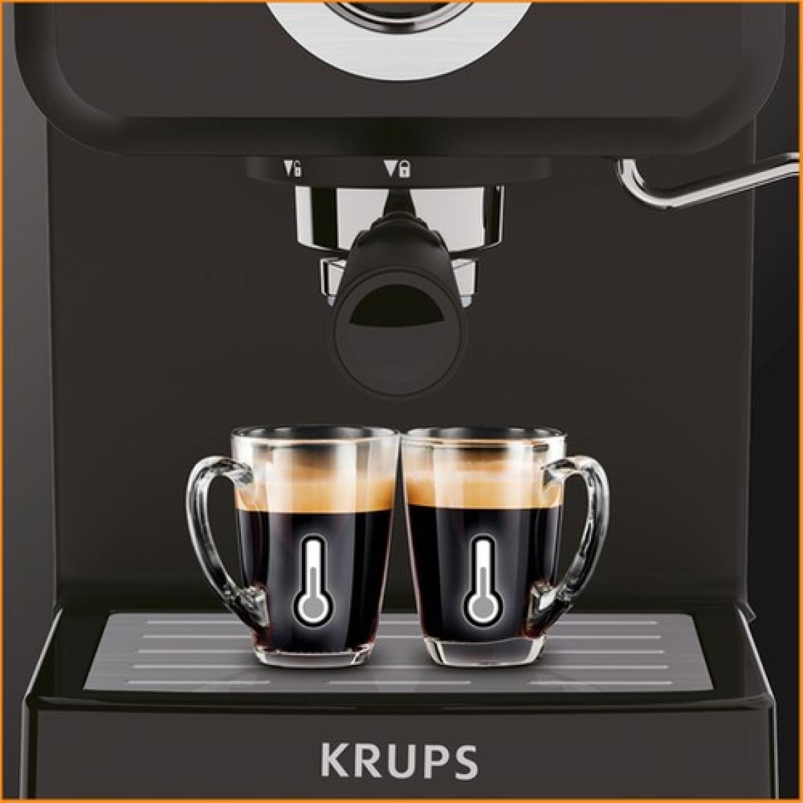 Krups XP320810 Opio Esp Steam 1450 Watt 1.5L Kapasiteli Espresso Makinesi Siyah - 8010000417