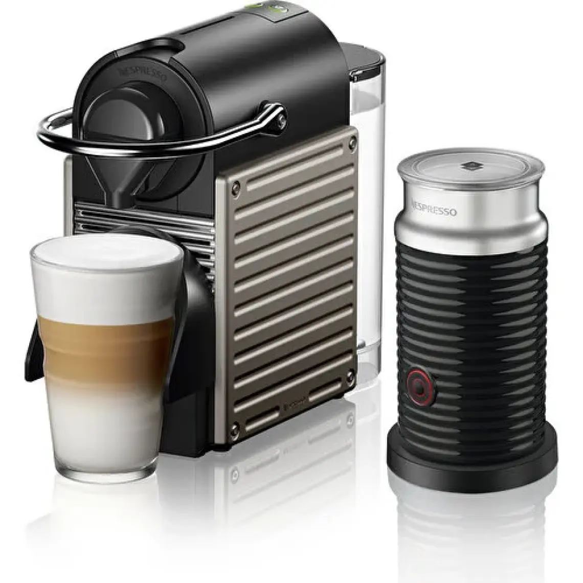 Nespresso C66T Pixie Titan Kahve Makinesi ve Süt Köpürtücü Aksesuar