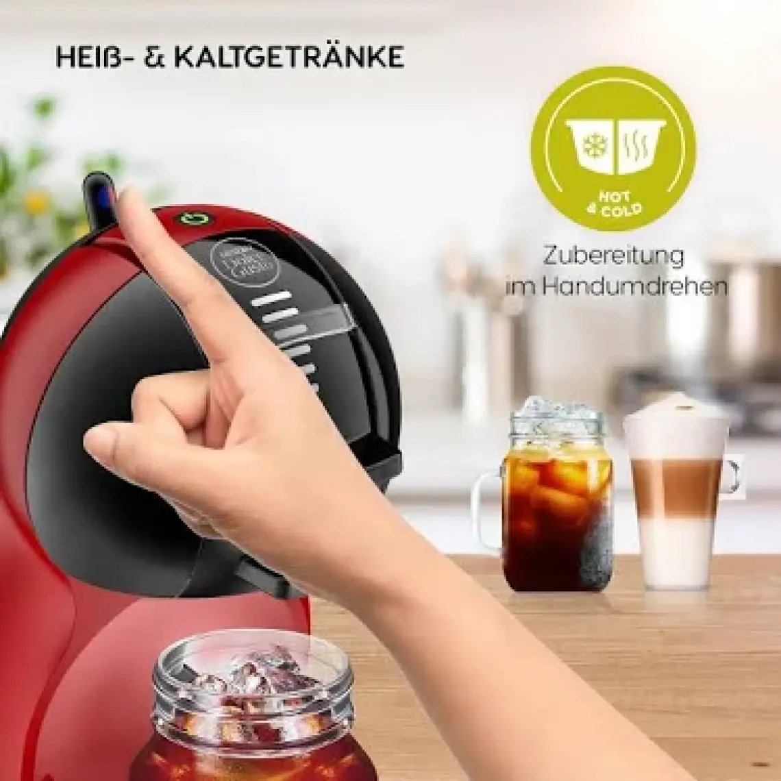 Krups Dolce Gusto Mini Me Cherry Kahve Makinesi Kırmızı