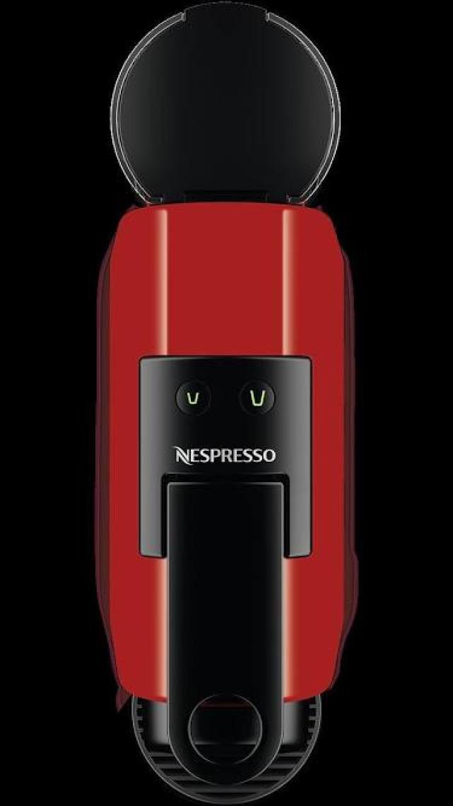 Nespresso D35 Essenza Mini Kırmızı Kahve Makinesi ve Süt Köpürtücü Aksesuar