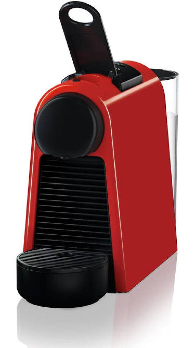 Nespresso D35 Essenza Mini Kırmızı Kahve Makinesi ve Süt Köpürtücü Aksesuar