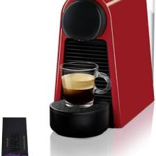 Nespresso D35 Essenza Mini Kırmızı Kahve Makinesi ve Süt Köpürtücü Aksesuar
