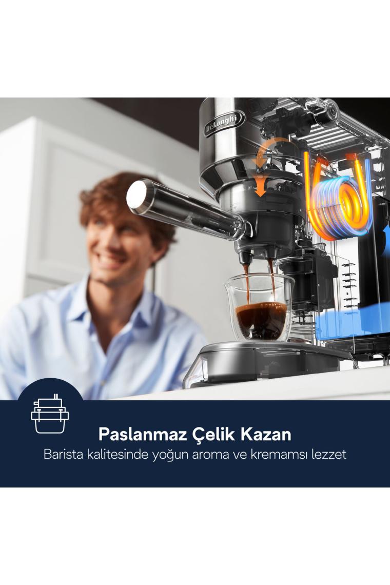 Delonghi Dedica Manuel Espresso Makinesi EC 685.R