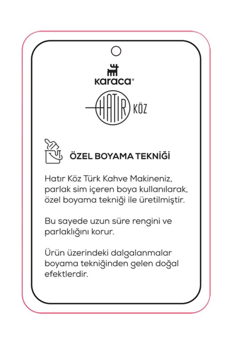 Karaca Hatır Köz Rosebery Türk Kahve Makinesi