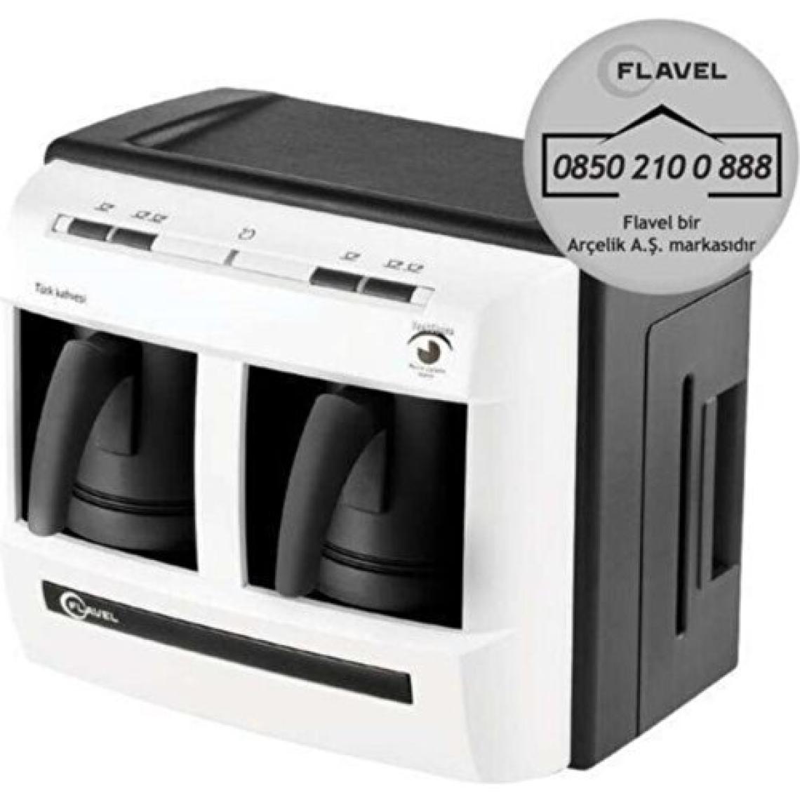 Flavel FLV200 Türk Kahvesi Makinesi Beyaz Cıftlı- Arçelik Servis Garantili