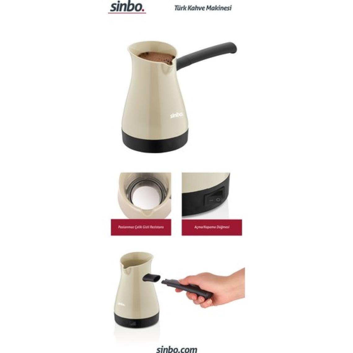 Sinbo SCM-2951 Türk Kahve Makinesi - Krem