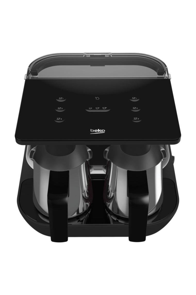 Beko TKM 8961 S Keyf Siyah Çelik İkili Kahve Makinesi