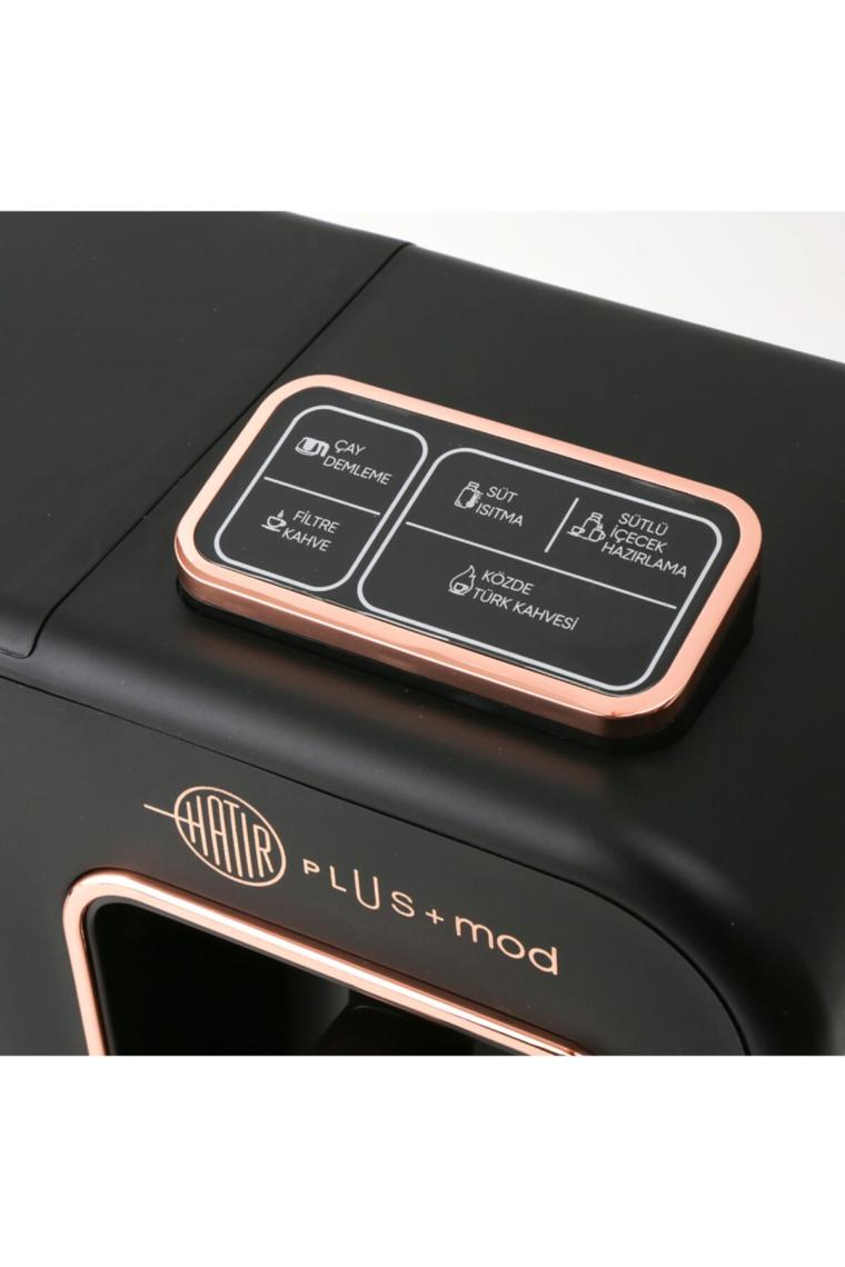 Hatır Plus Mod 5 In 1 Black Copper Çay Ve Kahve Makinesi