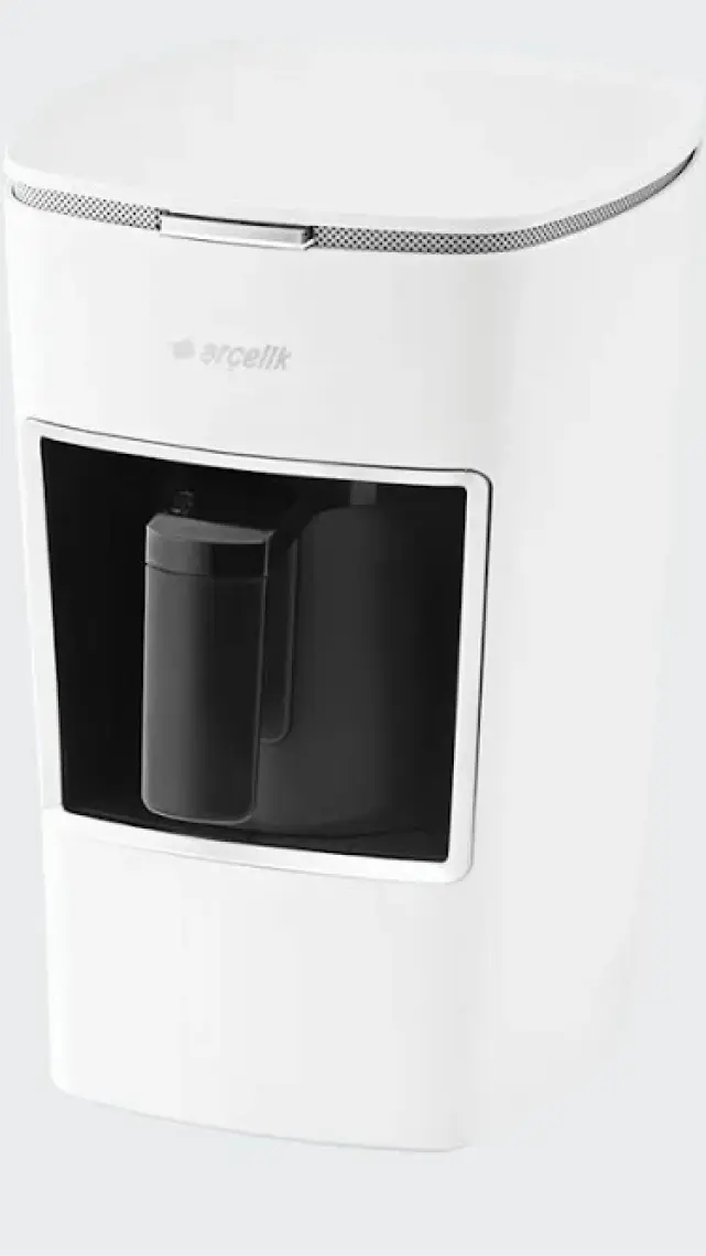 Arçelik K-3300 Beyaz Mini Telve Türk Kahve Makinesi