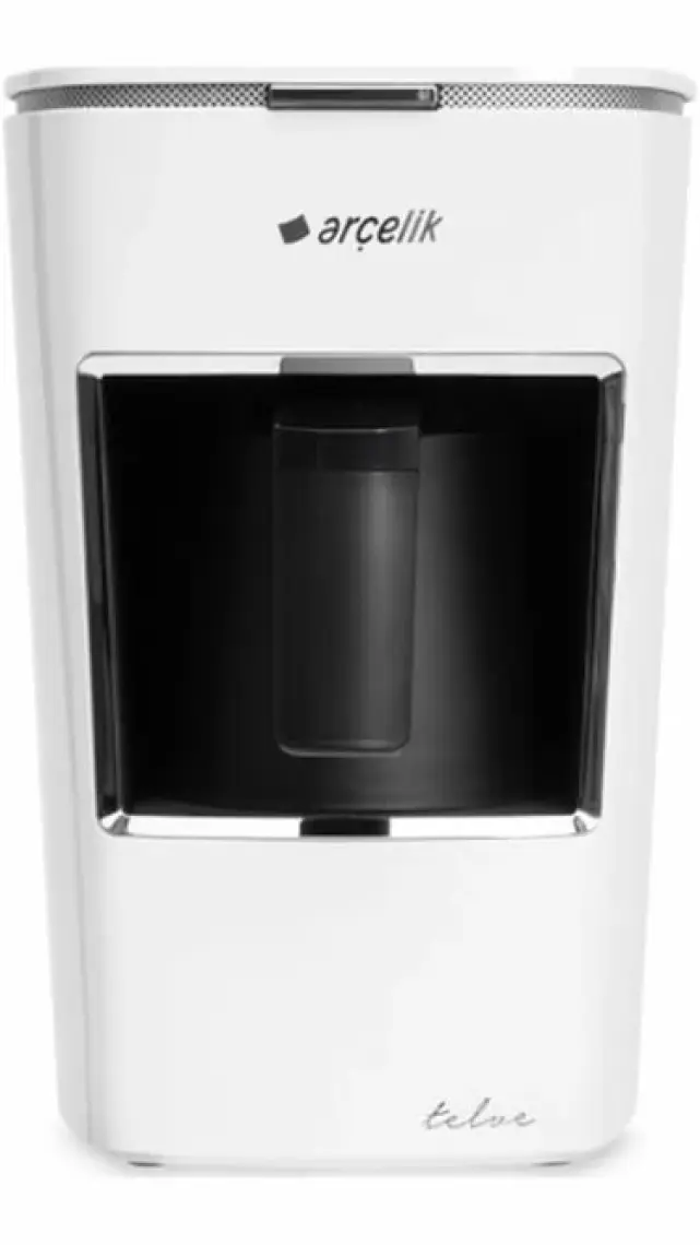 Arçelik K-3300 Beyaz Mini Telve Türk Kahve Makinesi
