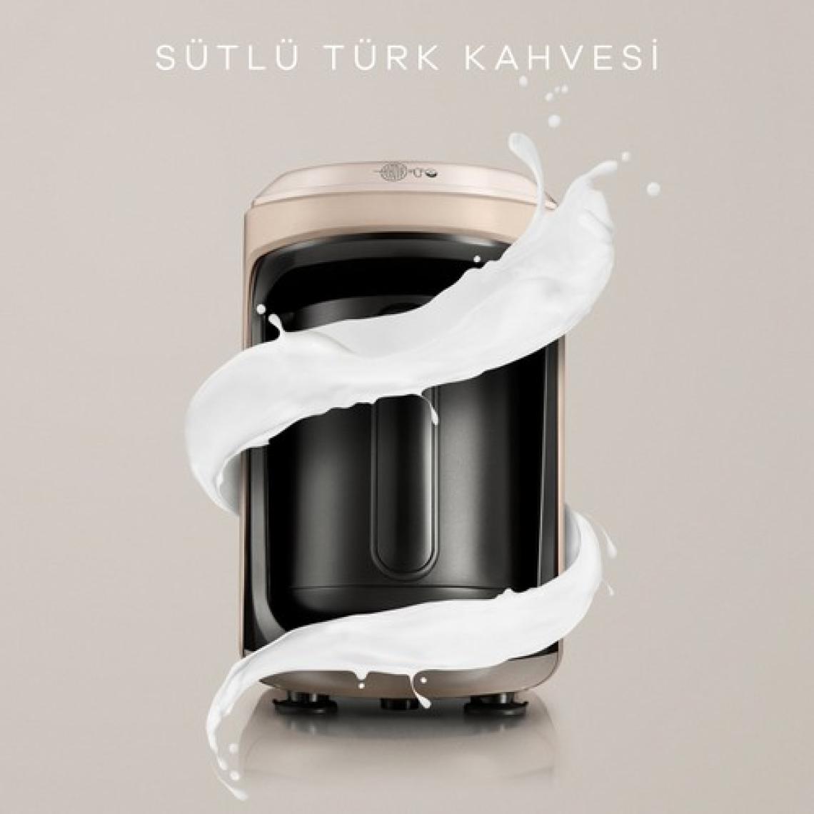 Karaca Hatır Hüps Sütlü Türk Kahve Makinesi Bej