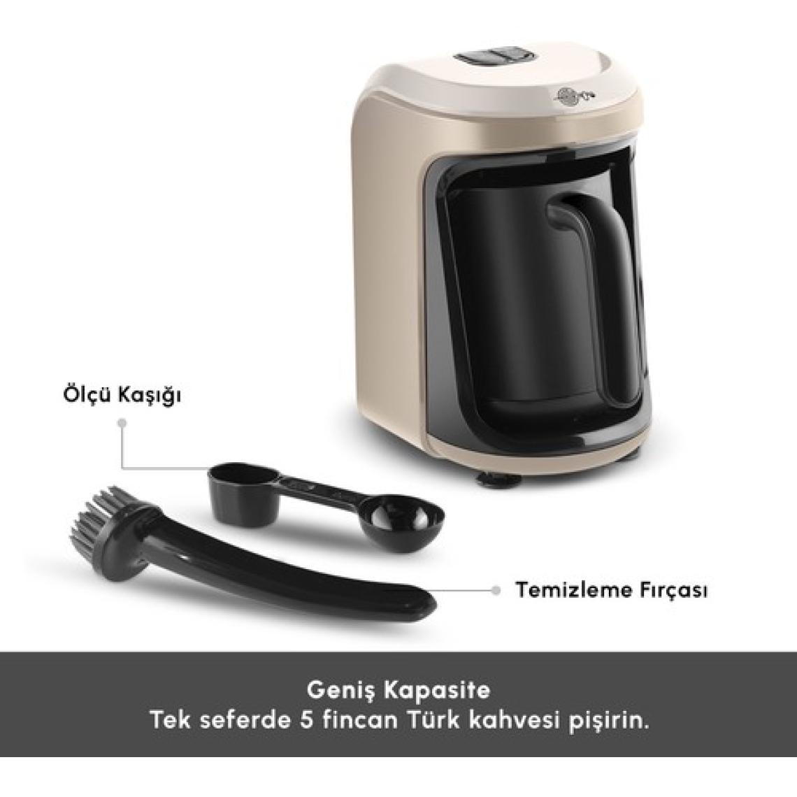 Karaca Hatır Hüps Sütlü Türk Kahve Makinesi Bej