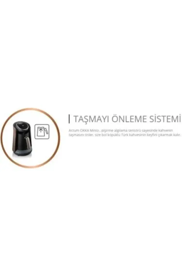 Arzum OK004-T OKKA Minio Türk Kahvesi Makinesi - Toprak