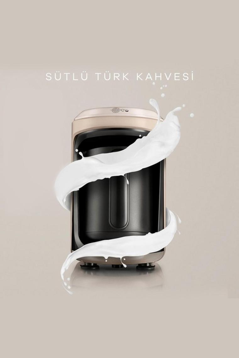 Karaca Hatır Hüps Sütlü Bej Türk Kahve Makinesi