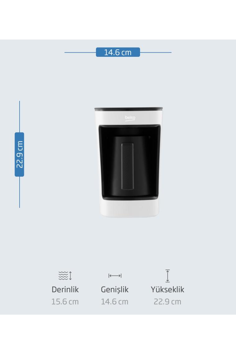 Beko TKM 2341 Keyf-i Bol Beyaz Türk Kahve Makinesi