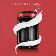 Karaca Hatır Hüps Sütlü Kırmızı Türk Kahve Makinesi