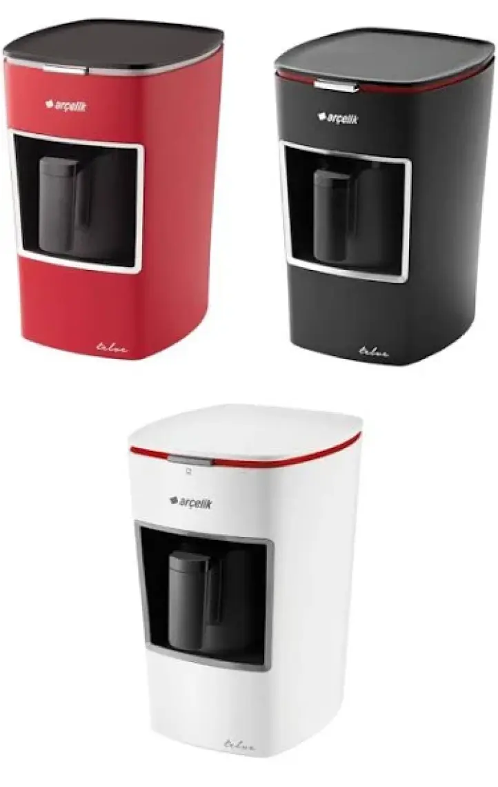 Arçelik K-3300 Kırmızı Mini Telve Türk Kahve Makinesi