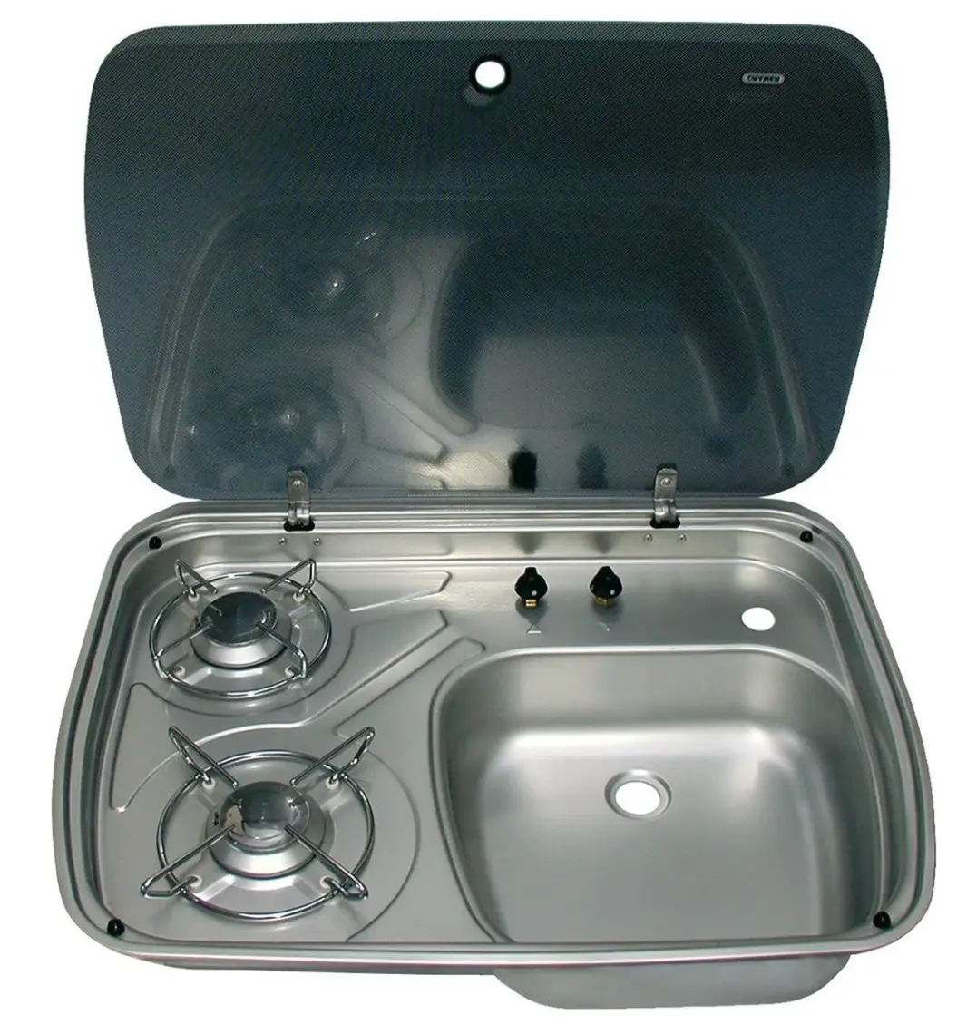 Dometic HSG 2445 Karavan için 2li Ocak + Lavabo
