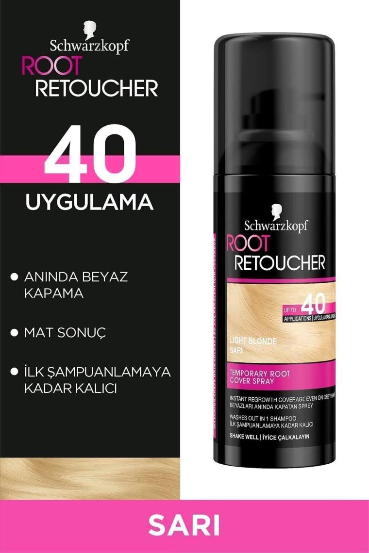 Root Retoucher Beyazları Anında Kapatan Sprey Boya Sarı 120 ml