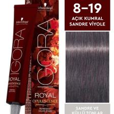 Royal Opulescence 8-19 Açık Kumral Sandre Viyole Saç Boyası 60ml
