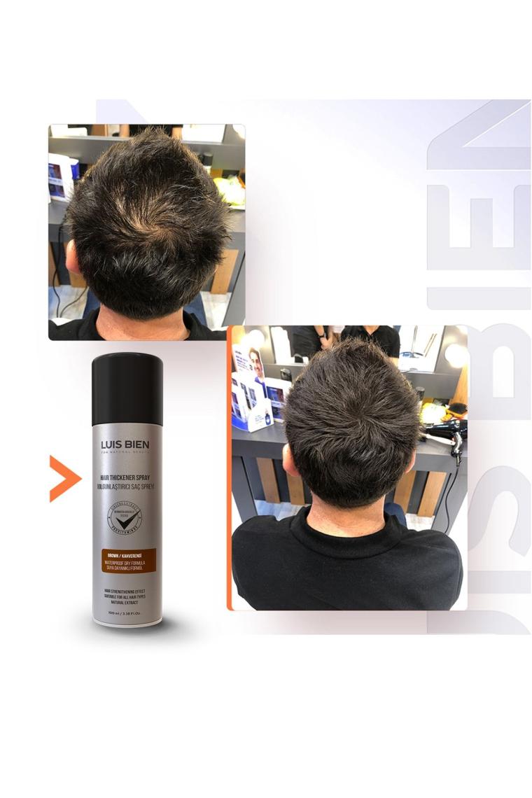 Dolgunlaştırıcı Saç Spreyi Kahverengi 100 ml 8681529832000