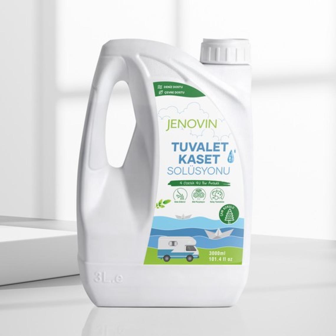 Jenovin Karavan Tekne Yat Tuvalet Wc Kaset Atık Kimyasalı Çam Kokulu 3 L