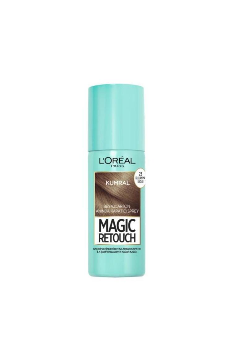 Loreal Paris Magic Retouch Beyazlar için Anında Kapatıcı Sprey 75 ml Kumral
