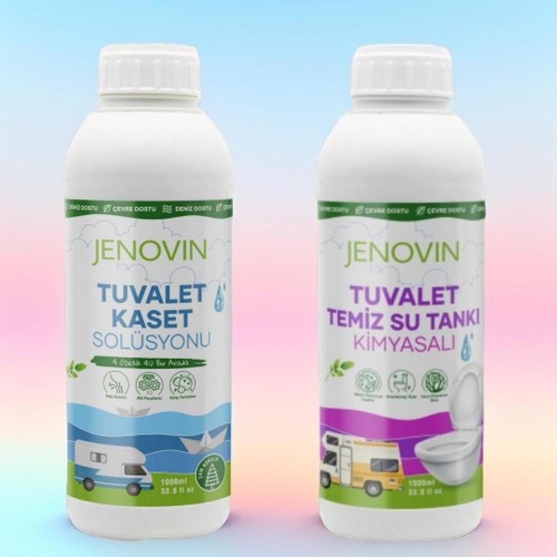 Jenovin Sifon Temizliği Karavan & Tekne Tuvalet Wc Atık Kimyasalları Çam Kokulu 1 L | Katı Atık Parçalama