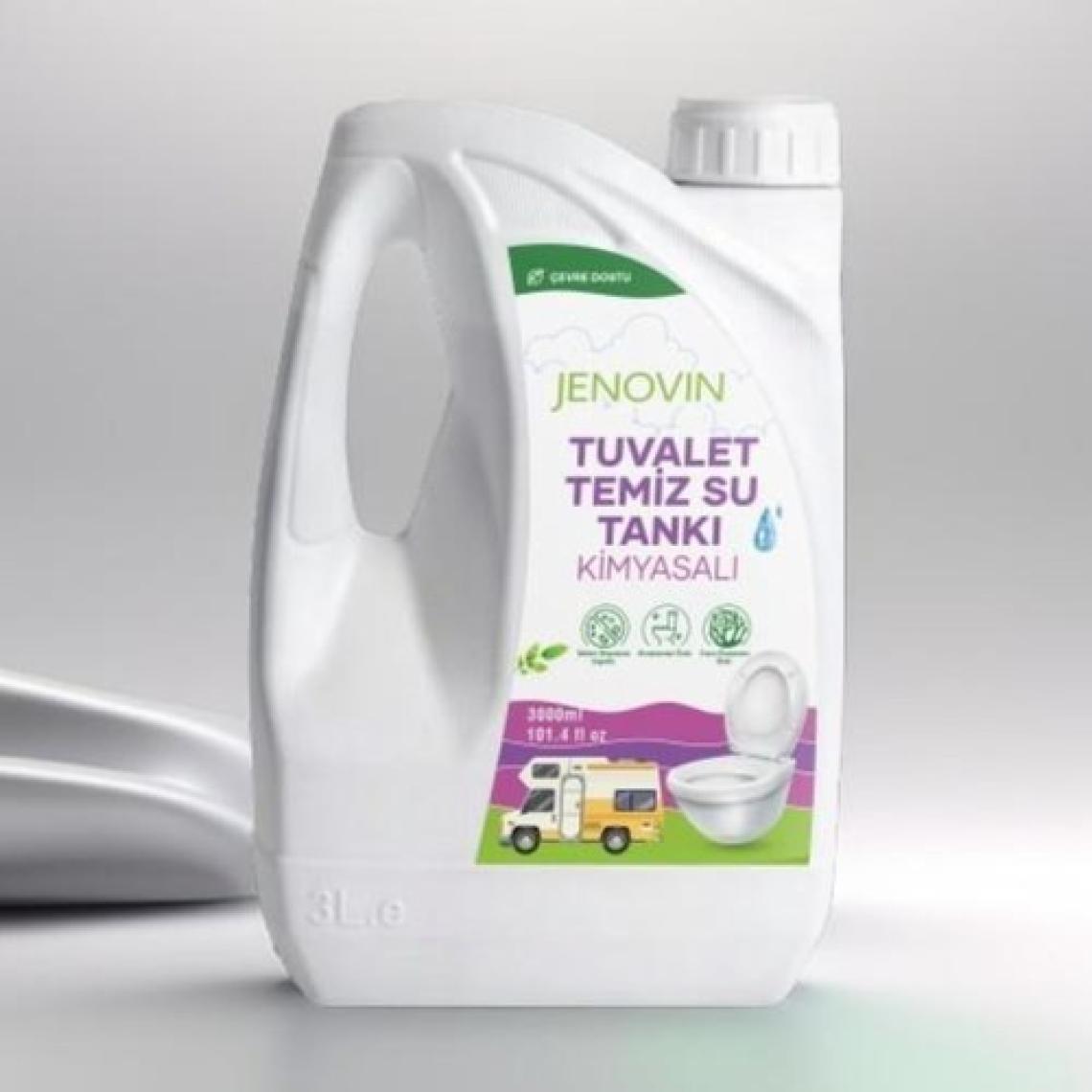 Jenovin Karavan Tekne Yat Temiz Su Sifon Tankı Ve Kasetli Tuvalet Kimyasalı 3 L | Koku Ve Kireç Giderici