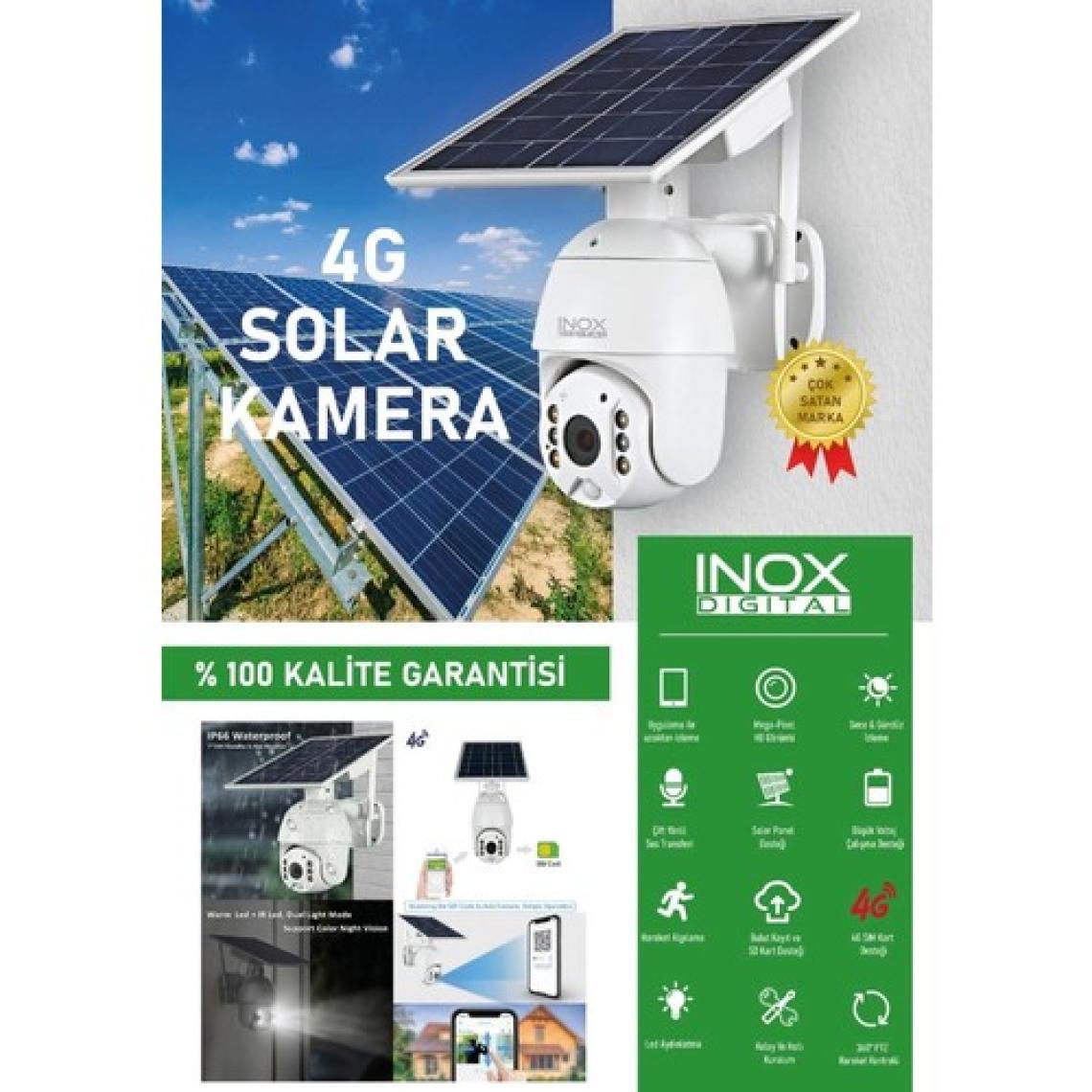 Inox 216 Ipc 2 Mp Ptz Solar Güneş Enerjili Kamera