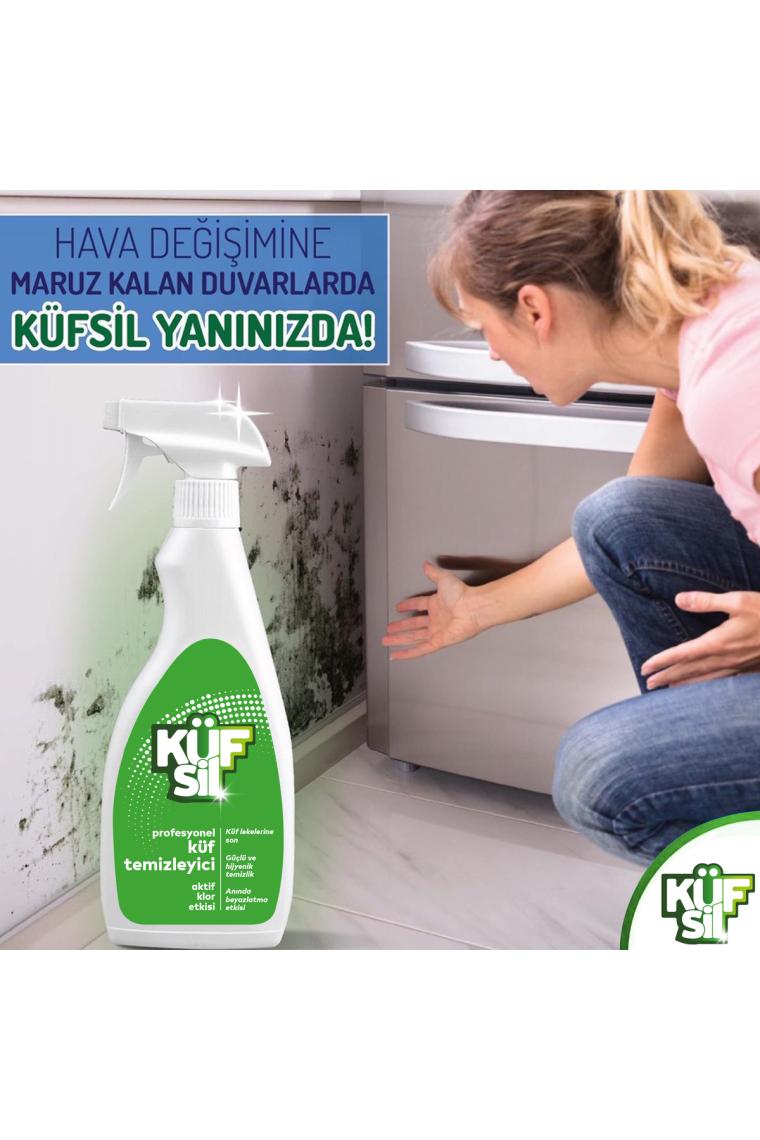 Profesyonel Küf Temizleyici 500 Ml- Aktif Klor Etkisi Ile Küfleri Ve Küf Lekelerini Temizler