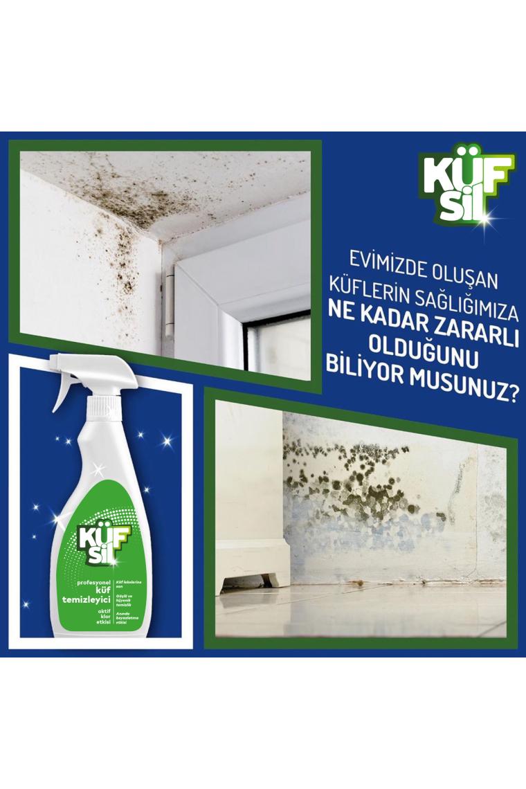Profesyonel Küf Temizleyici 500 Ml- Aktif Klor Etkisi Ile Küfleri Ve Küf Lekelerini Temizler