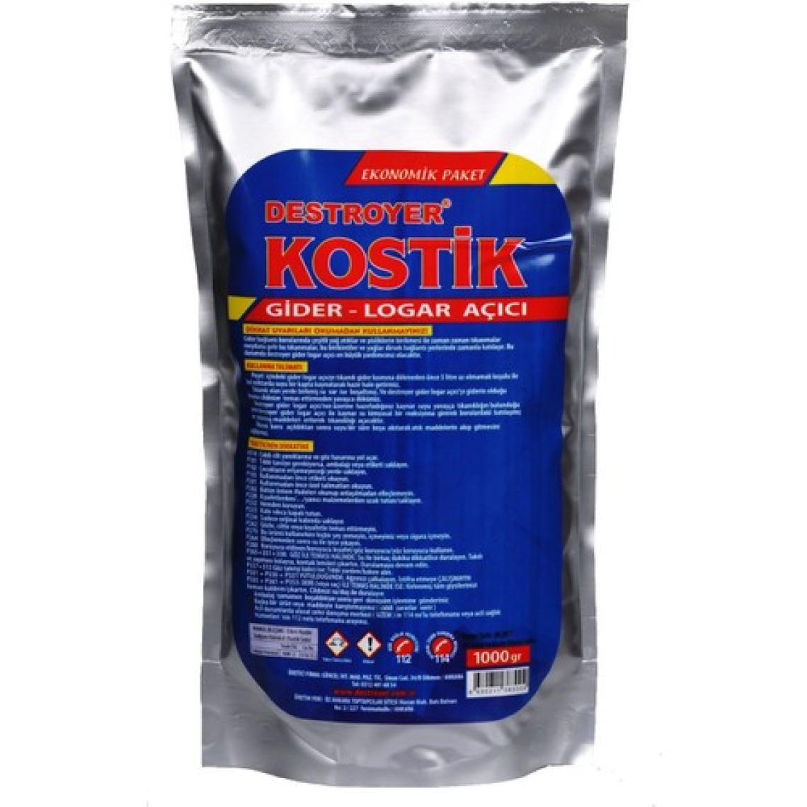 Destroyer Kostik Gider Logar Açıcı 1000 Gram