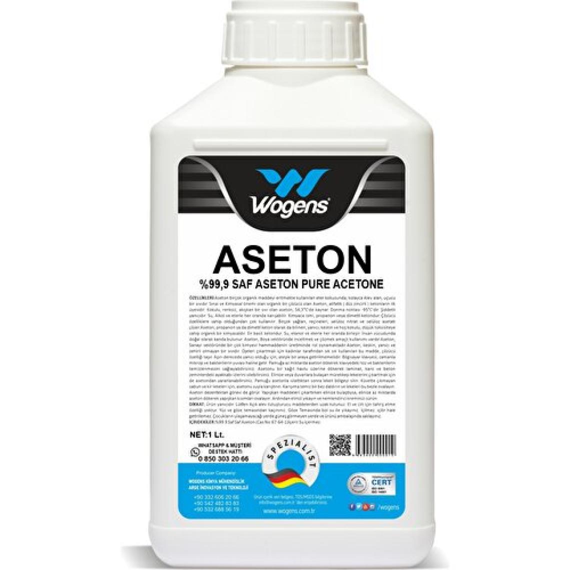 Wogens Saf Aseton %99.9 1 Lt