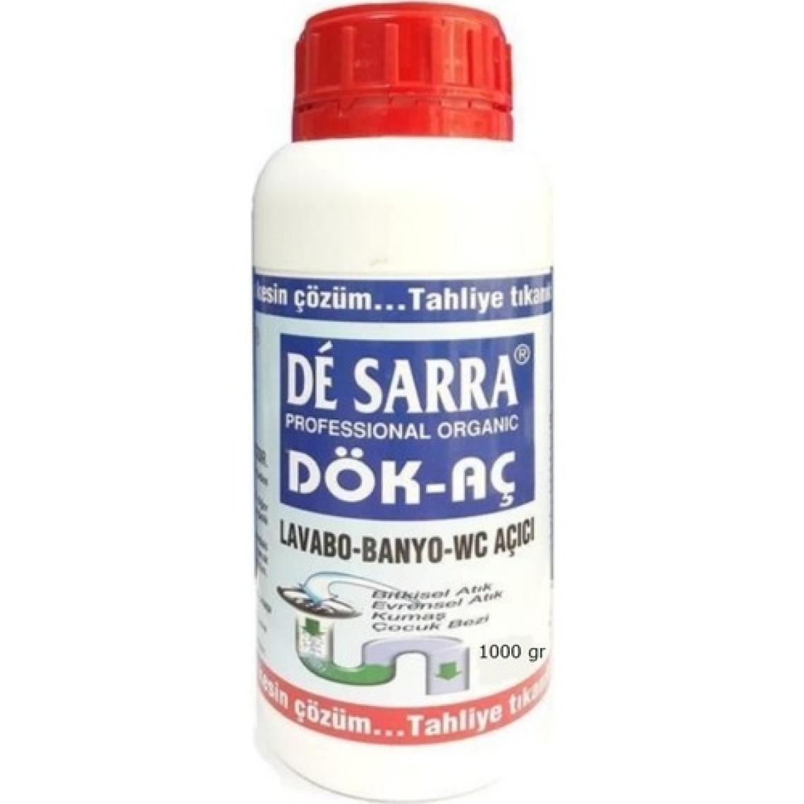 De Sarra Profesyonel Banyo Lavabo Tuvalet Gider Açıcı Sıvı 1 kg