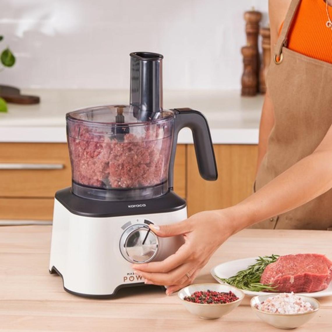 Karaca Mastermaid Power Multifunctional 10 in 1 Pearl White Gıda Hazırlama Seti 2000w