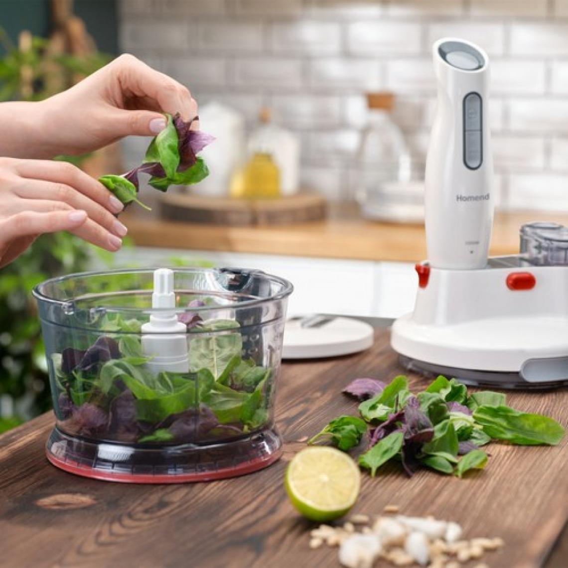 Homend Functionall 2804H 1000 W Beyaz Mutfak Robotu
