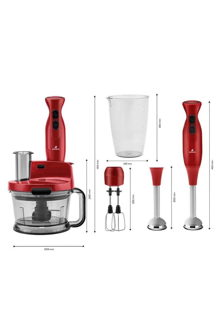 Karaca Pro-Multimax Red 2000 W Mutfak Robotu