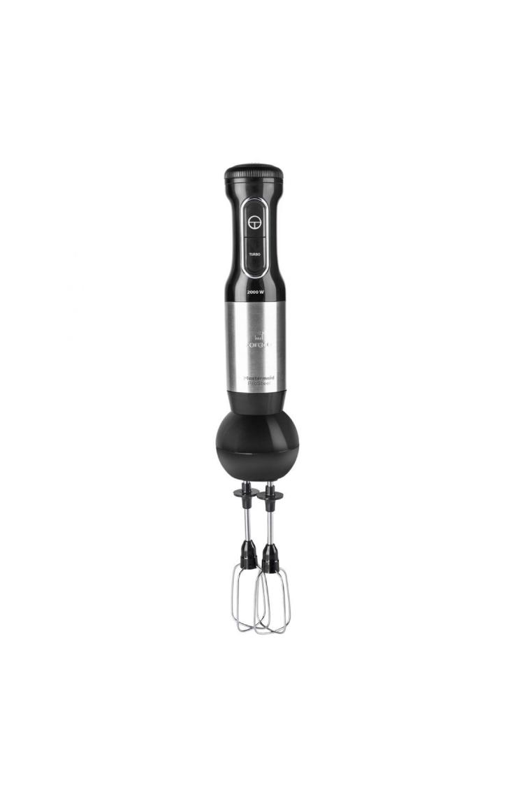 Karaca mm Prosteel 2000W Cam Mutfak Robotu Siyah Inox