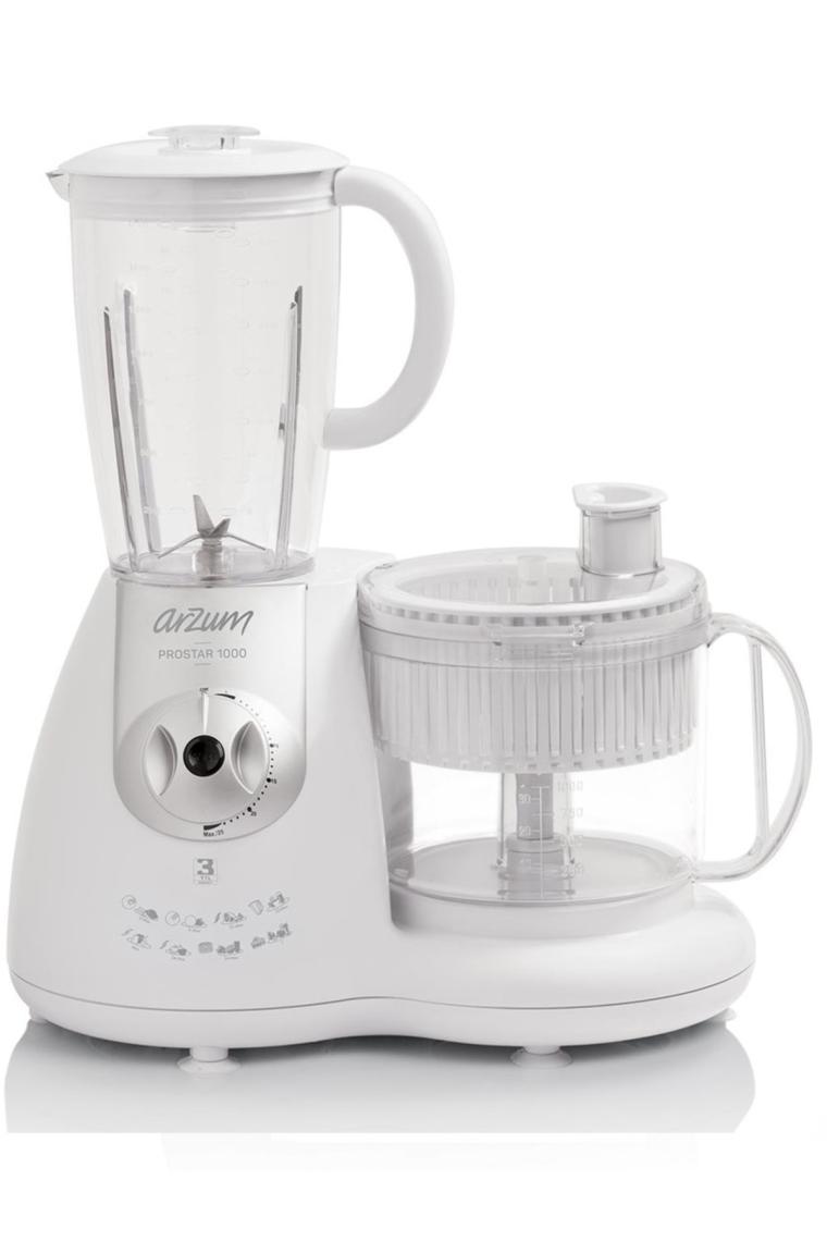 Arzum AR1044 Prostar 1000 Gri 1000 W Mutfak Robotu