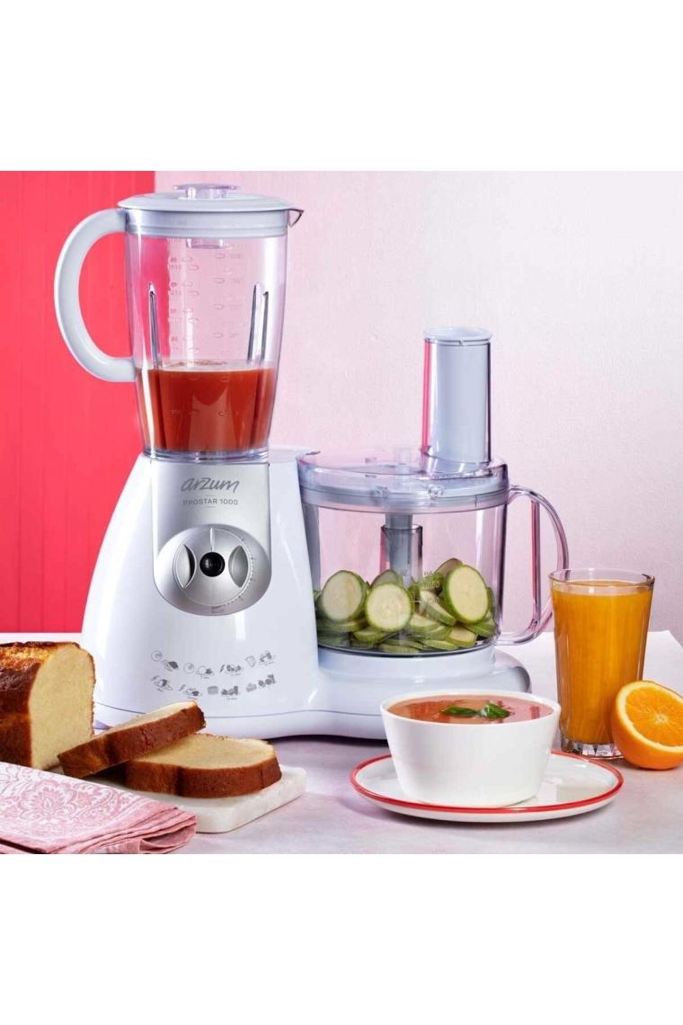 Arzum AR1044 Prostar 1000 Gri 1000 W Mutfak Robotu